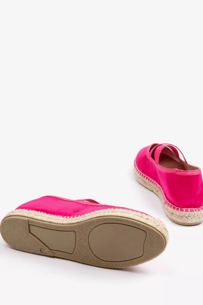Chico Satin Espadrille in Peony - Penelope Chilvers - Archery Close