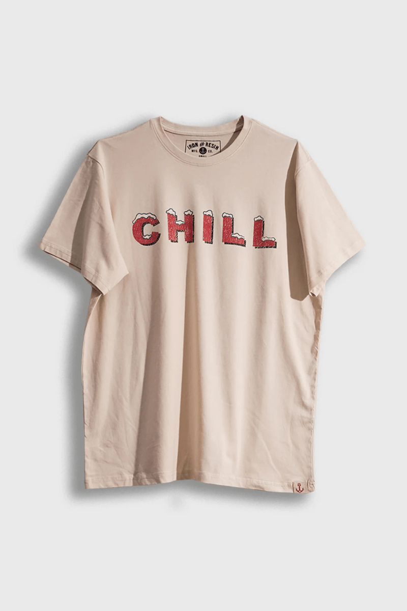 Chill Tee in Natural - Iron and Resin - Archery Close