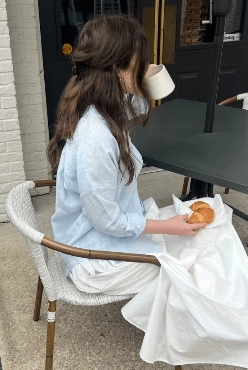 Closet Hero Shirt in Sky - Natalie Busby - Archery Close