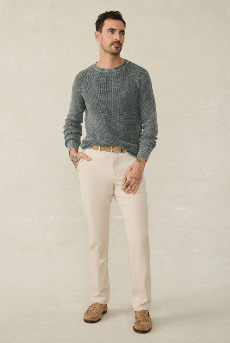 Coastline Chino - Faherty Brand - Archery Close