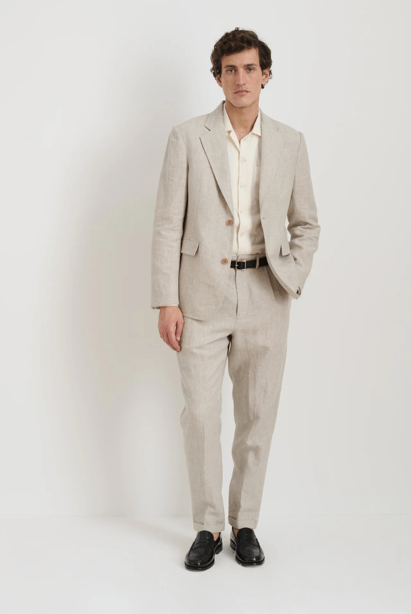 Cooper Blazer in Flex Linen - Alex Mill - Archery Close