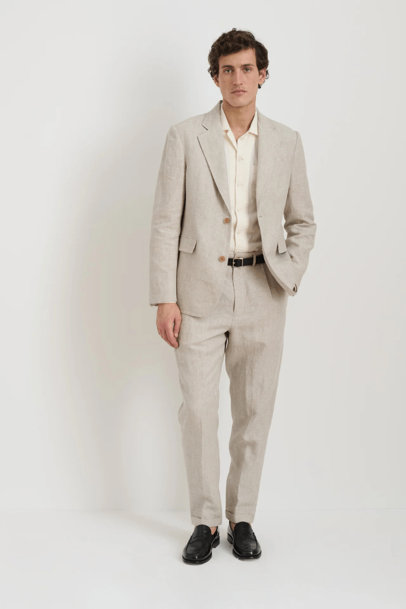 Cooper Blazer in Flex Linen - Alex Mill - Archery Close