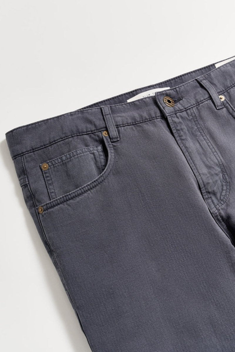 Cotton Linen 5 Pocket Pant - Billy Reid - Archery Close