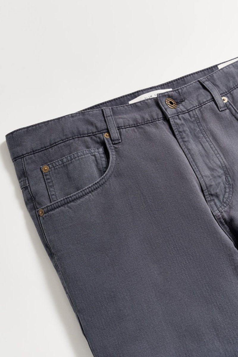 Cotton Linen 5 Pocket Pant - Billy Reid - Archery Close