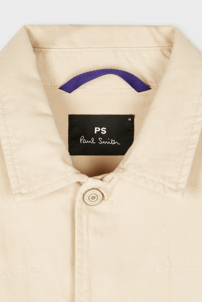 Cotton - Linen Broad Stripe Zebra Work Jacket - Paul Smith - Archery Close