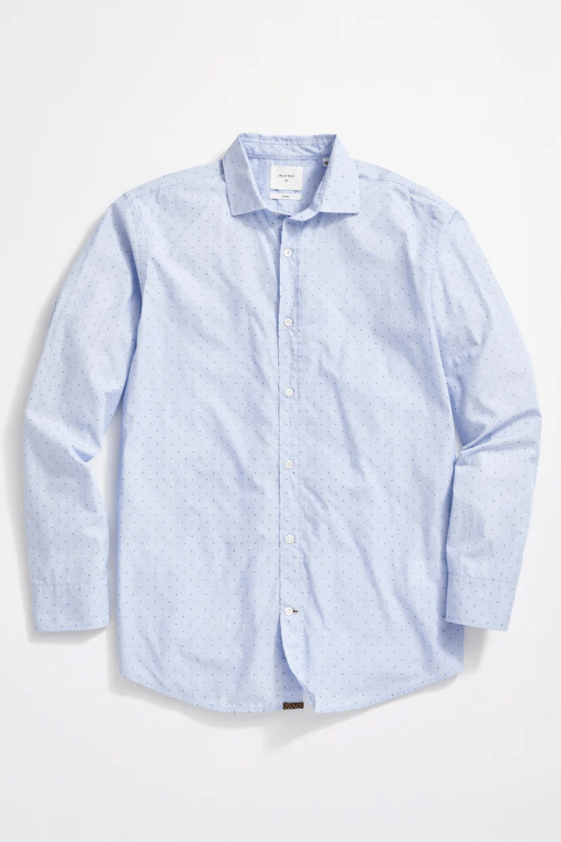 Coupe Dot Holt Dress Shirt - Billy Reid - Archery Close