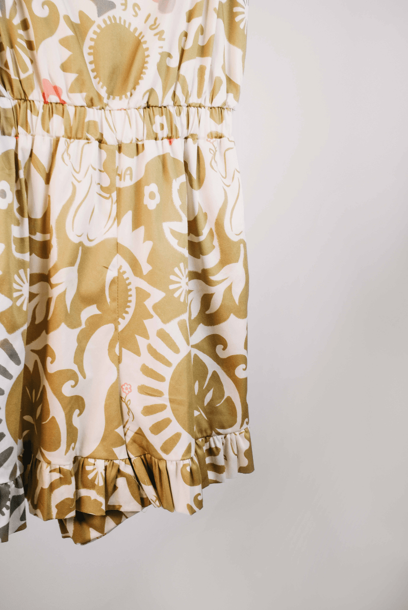 Delphine Romper in Lime - Corey Lynn Calter - Archery Close