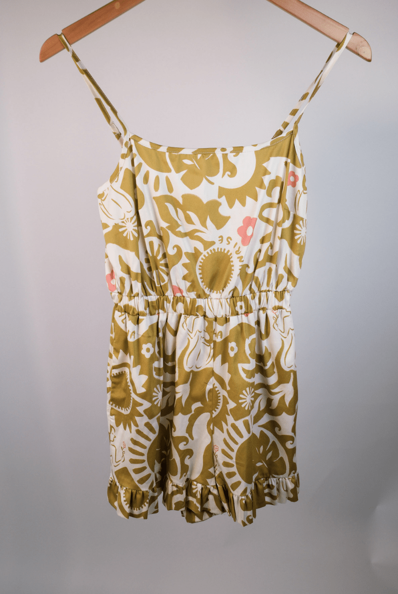 Delphine Romper in Lime - Corey Lynn Calter - Archery Close