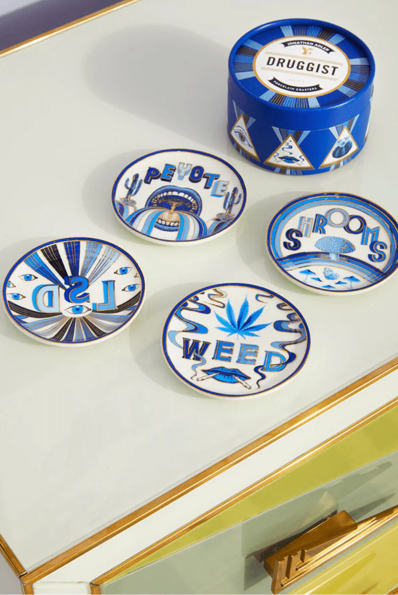 Druggist Coasters - Jonathan Adler - Archery Close