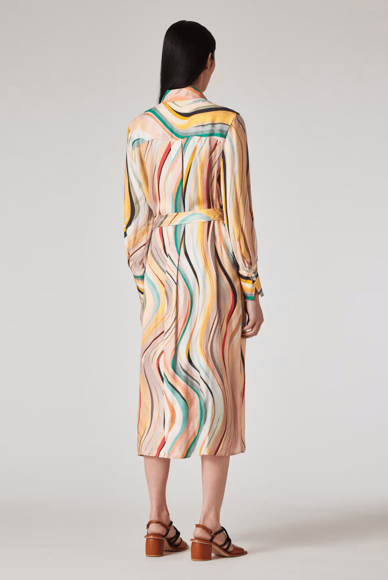 Dusky Swirl Shirt Dress - Paul Smith - Archery Close