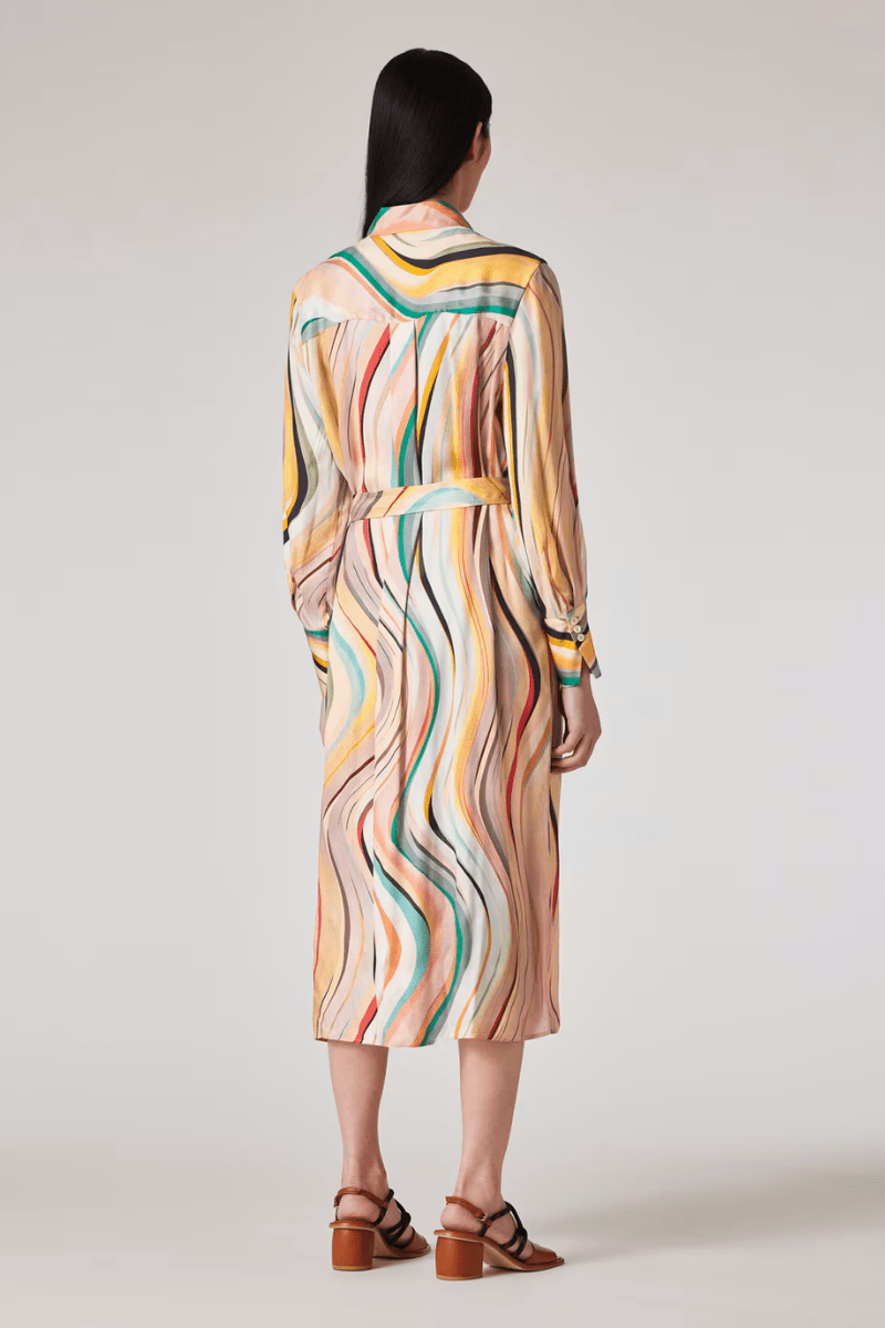 Dusky Swirl Shirt Dress - Paul Smith - Archery Close