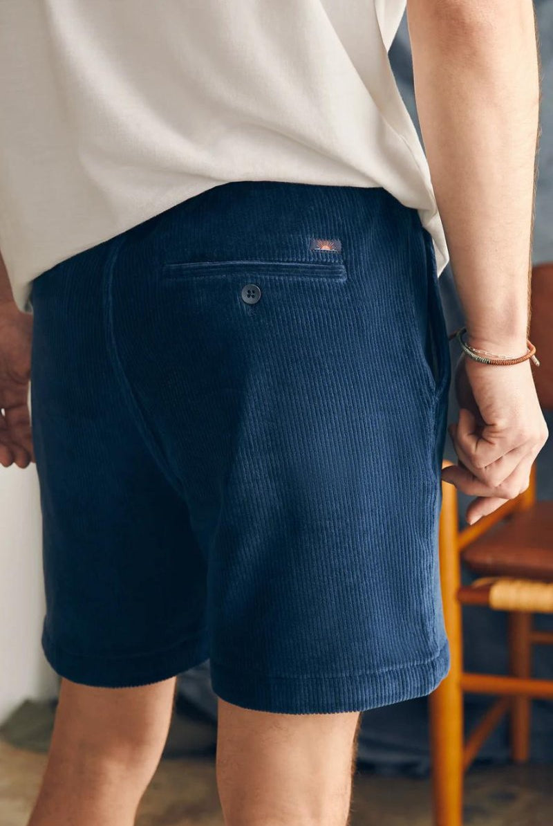 Essential Italian Knit Cord Short - Faherty Brand - Archery Close
