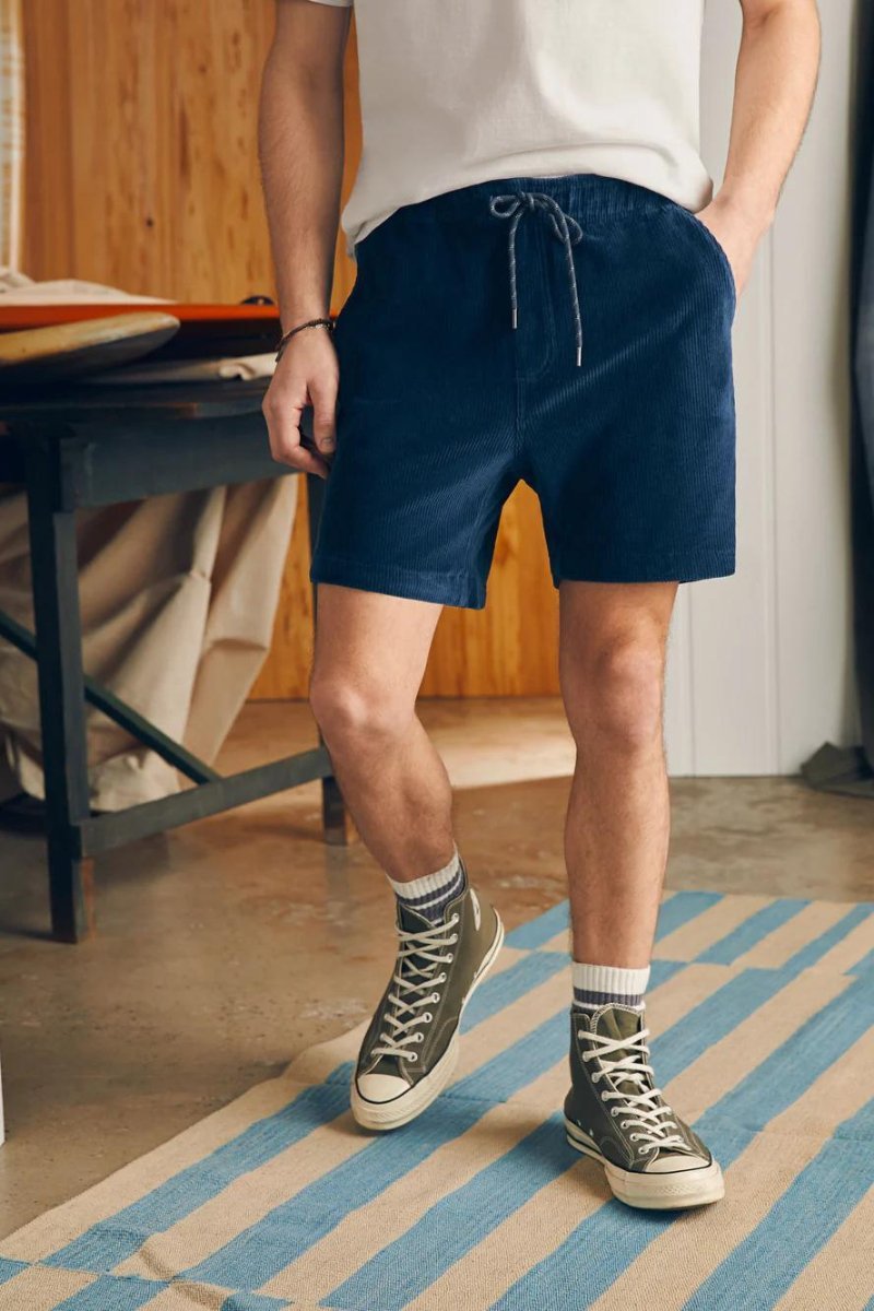 Essential Italian Knit Cord Short - Faherty Brand - Archery Close