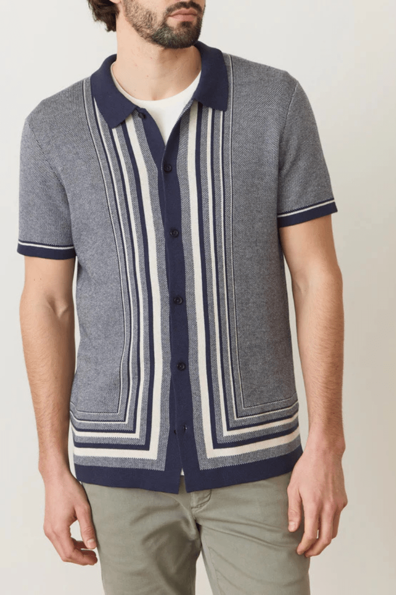 Ethan Sweater Button - Down - Marine Layer - Archery Close