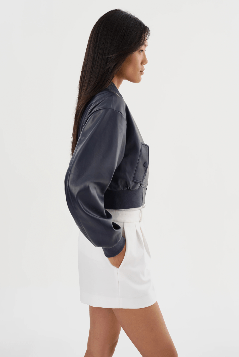 Evelin Cropped Bomber Jacket - Lamarque - Archery Close