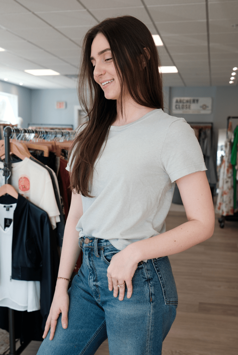 Everyday Crewneck in Sage - Archery Close - Archery Close