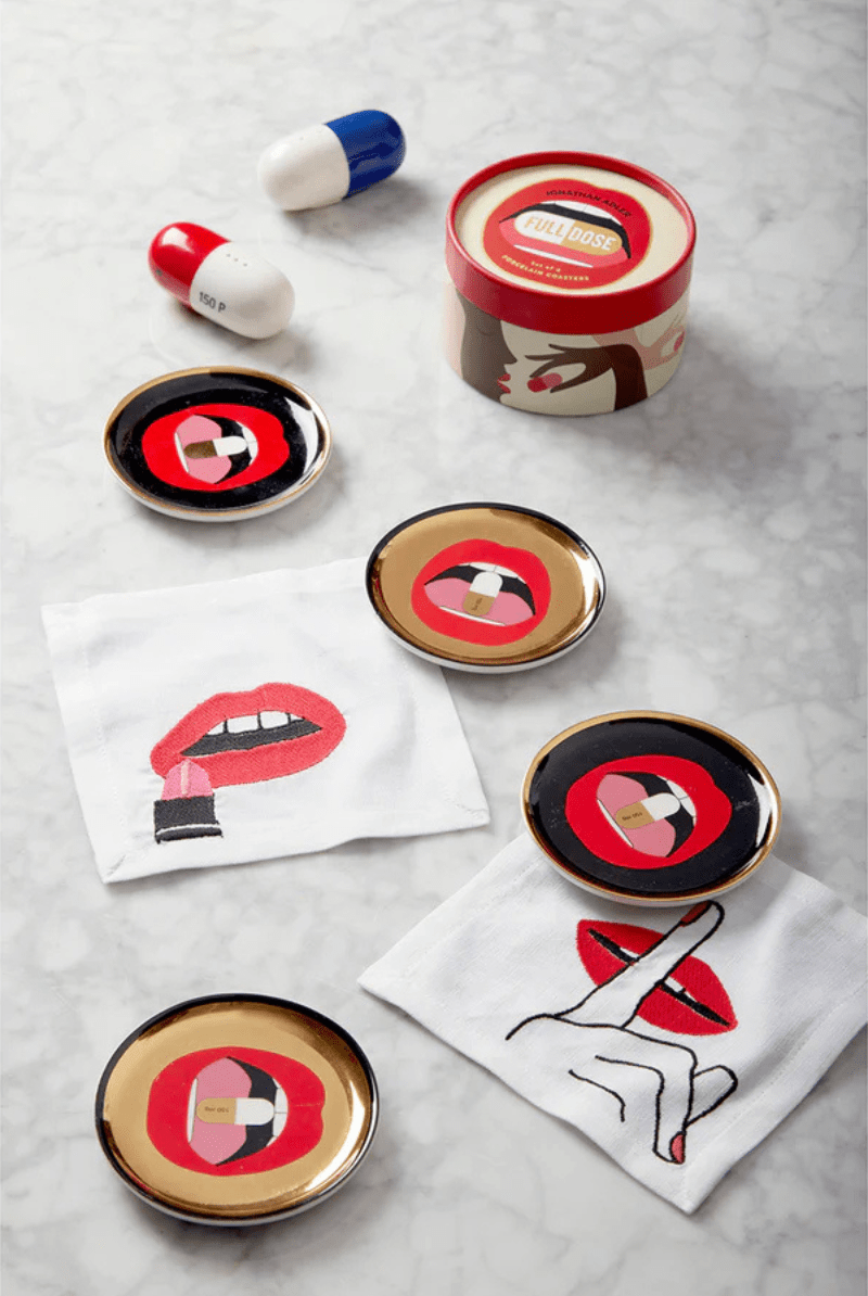 Full Dose Coasters - Jonathan Adler - Archery Close