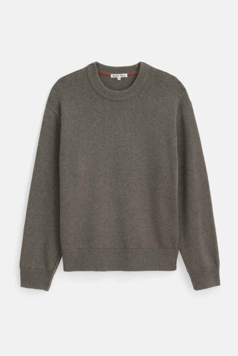 Gabriel Crewneck Sweater in Cotton Linen - Alex Mill - Archery Close