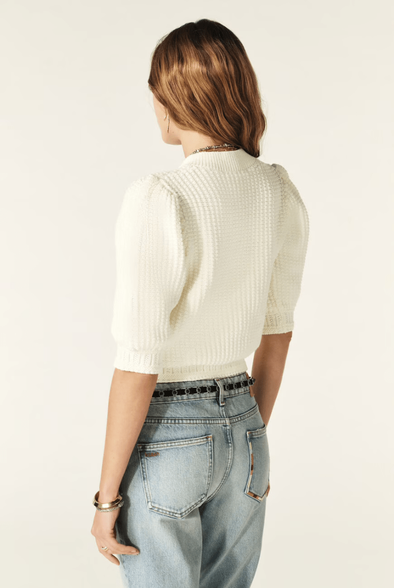 Garance Cardigan in Ecru - ba&sh - Archery Close