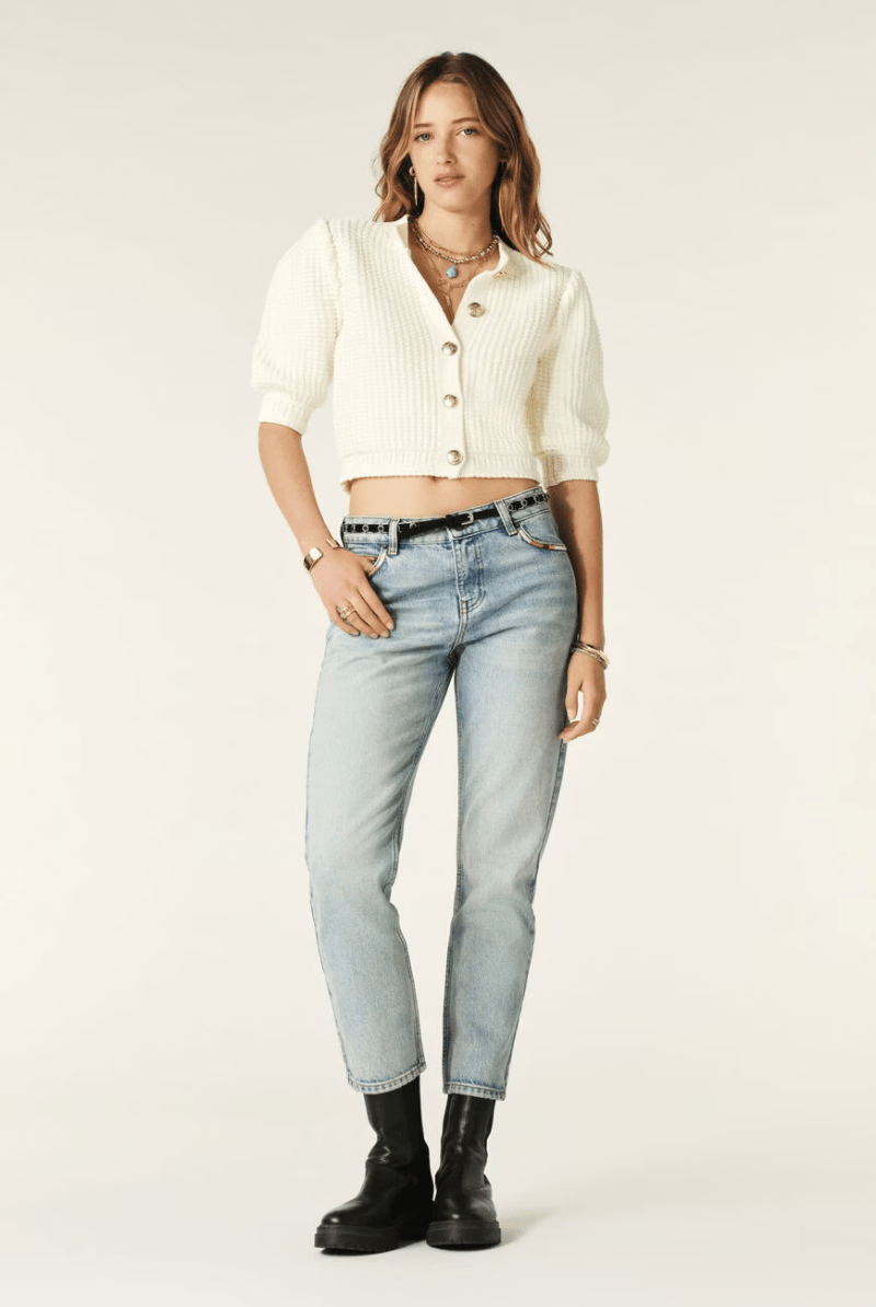 Garance Cardigan in Ecru - ba&sh - Archery Close