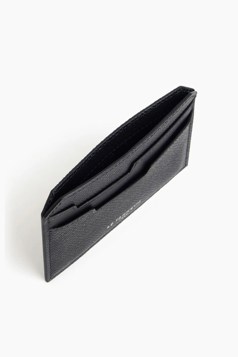 Gaston Card Holder in Black - Le Tanneur - Archery Close