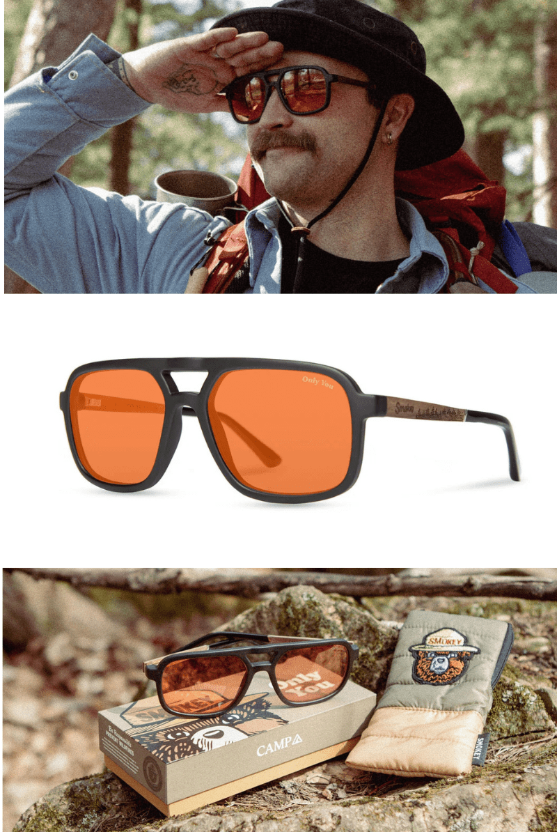 Glacier - Matte Black Sunglasses - Shwood Eyewear - Archery Close