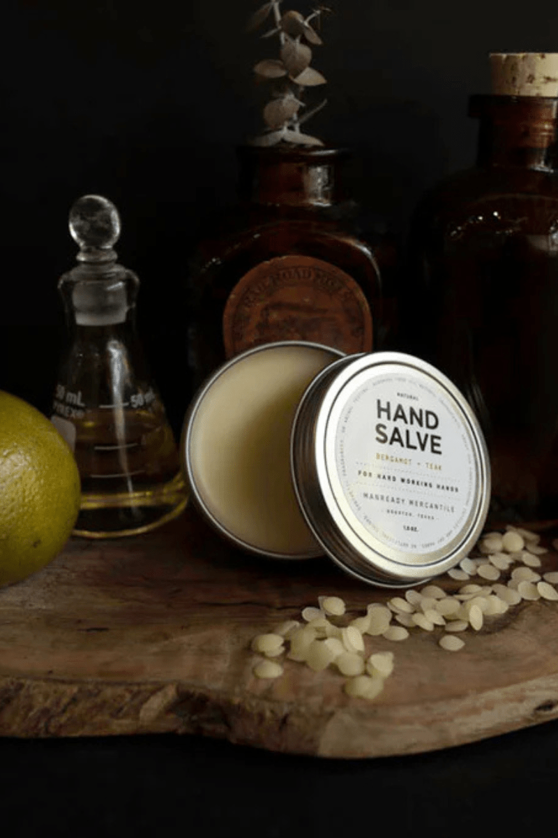 Hand Salve in Bergamont and Teak - Manready Mercantile - Archery Close