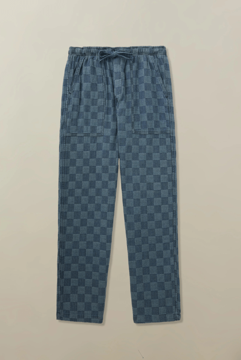 Harbor Drawstring Pant in Faded Patchwork - Road to Nowhere Clothing - Archery Close