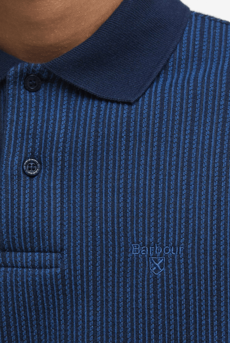Harworth Polo in Navy - Barbour - Archery Close