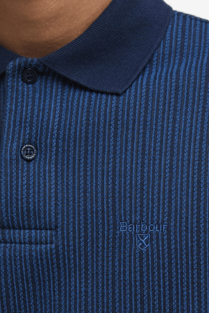Harworth Polo in Navy - Barbour - Archery Close