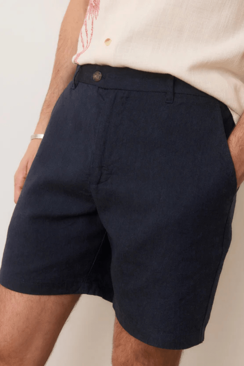 Hemp Resort Short 7" - Marine Layer - Archery Close