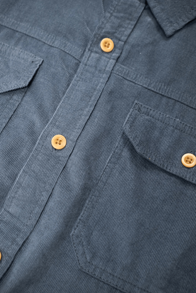 Herman Shirt in Dark Slate - Iron and Resin - Archery Close