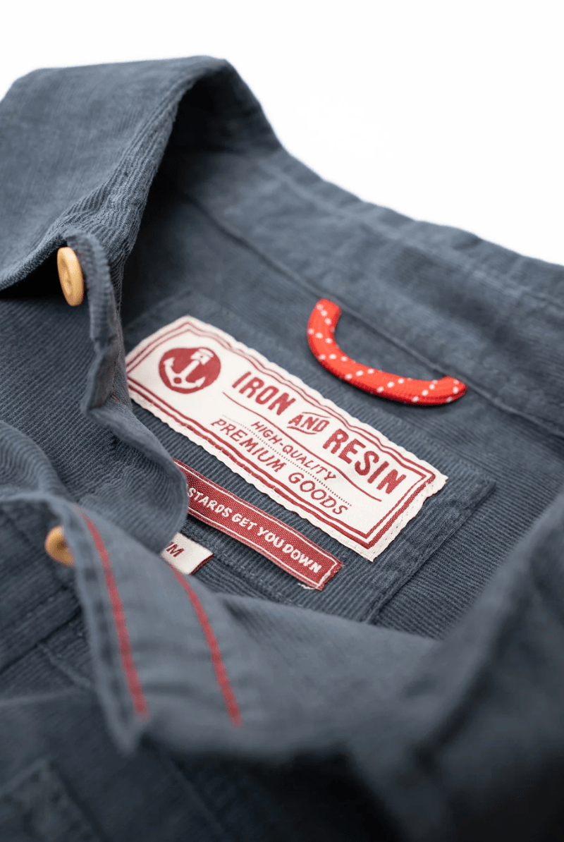 Herman Shirt in Dark Slate - Iron and Resin - Archery Close