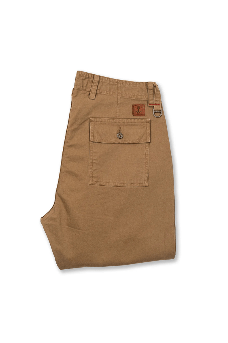 Herringbone Brigade Pant in Khaki - Iron and Resin - Archery Close