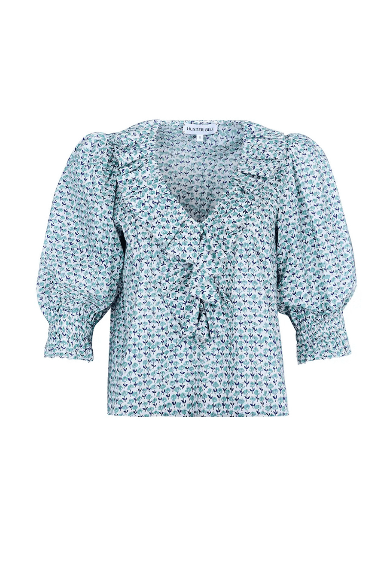 Imogen Top in Ditsy Floral - Hunter Bell - Archery Close