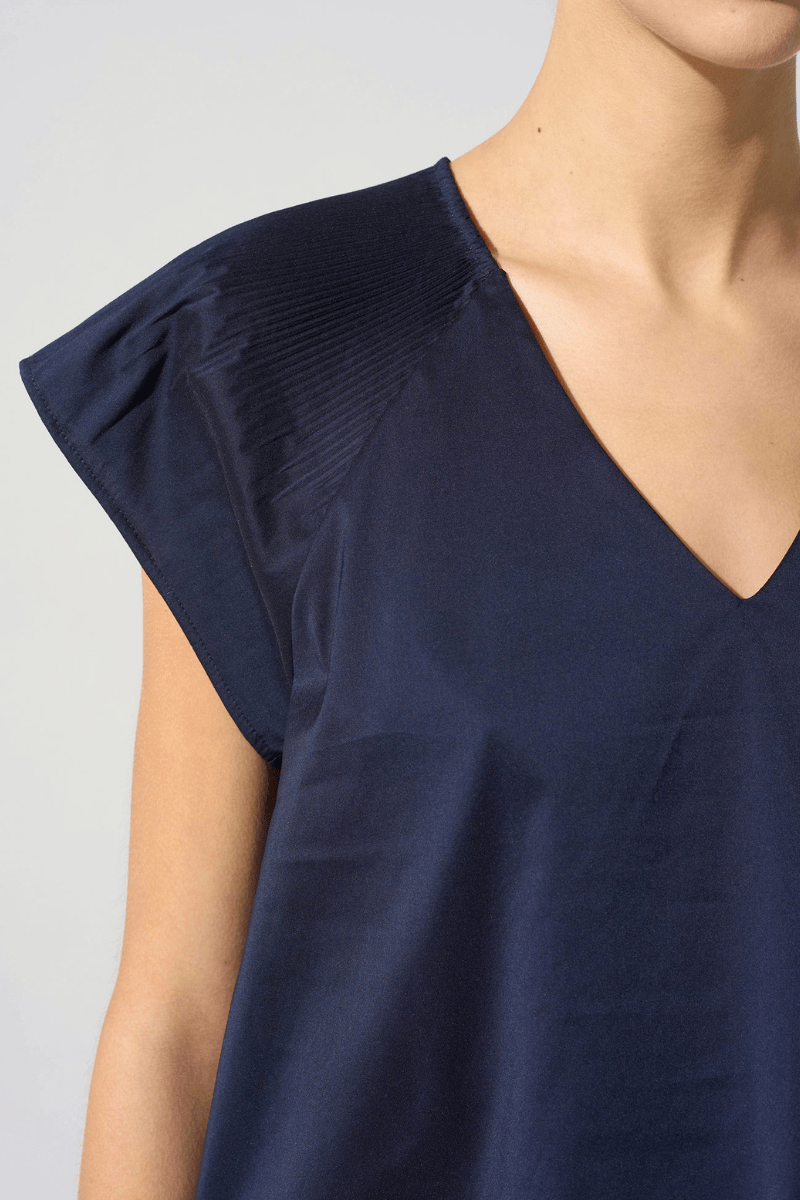 Indigo Fonce Blouse - Cotelac - Archery Close