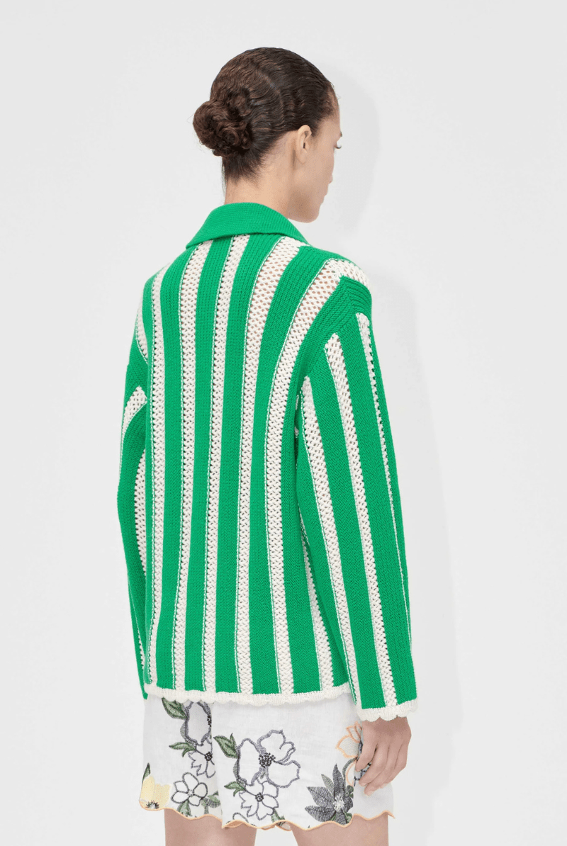 Knit Collar Cardigan - Stine Goya - Archery Close