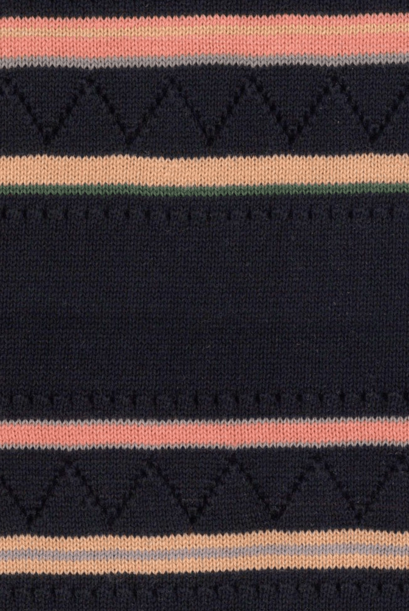 Knitted SS Top in Very Dark Navy - Paul Smith - Archery Close