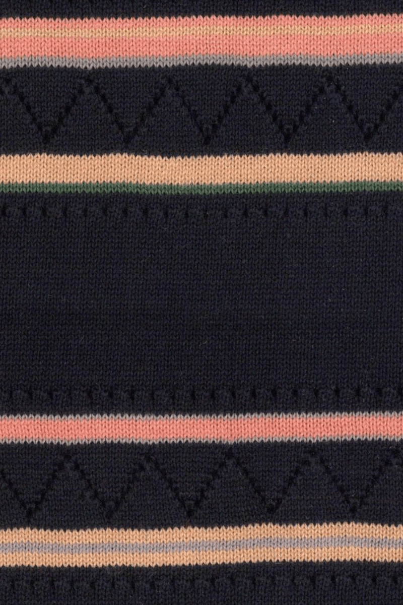 Knitted SS Top in Very Dark Navy - Paul Smith - Archery Close