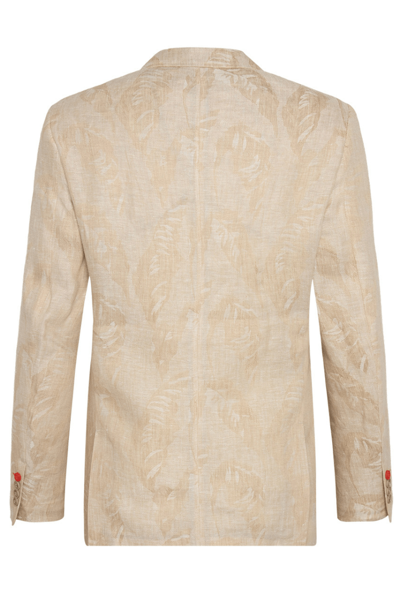 Linen Blazer in Leaf Sand - A Fish Named Fred - Archery Close