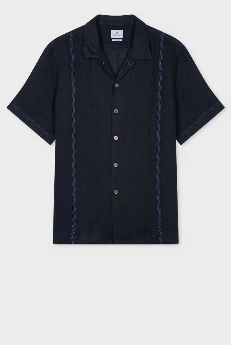 Linen Short - Sleeve Blanket - Stitch Shirt - Paul Smith - Archery Close
