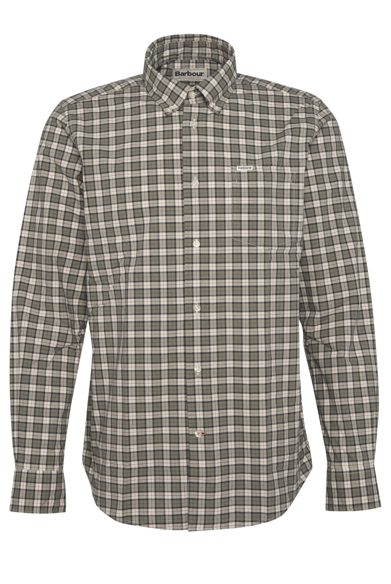 Lomond Shirt in Bleached Pine Tartan - Barbour - Archery Close