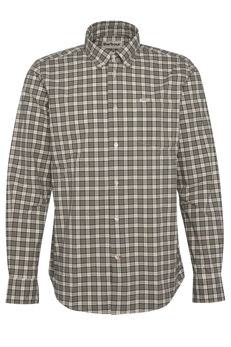 Lomond Shirt in Bleached Pine Tartan - Barbour - Archery Close