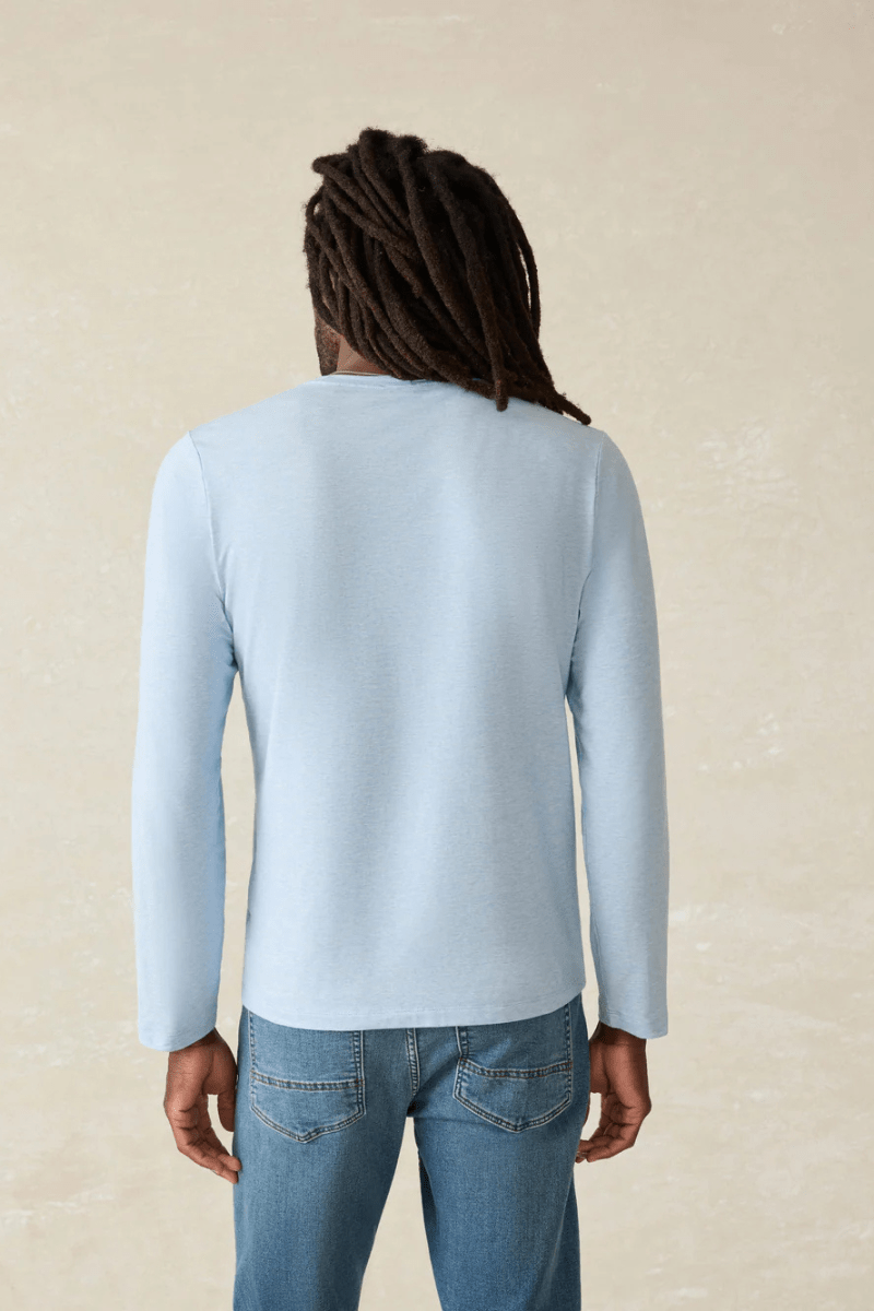 Long Sleeve Movement T Shirt - Faherty Brand - Archery Close