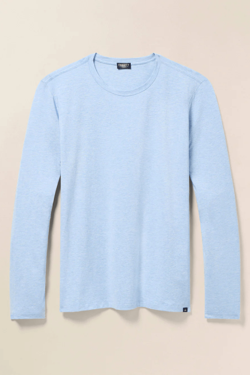 Long Sleeve Movement T Shirt - Faherty Brand - Archery Close