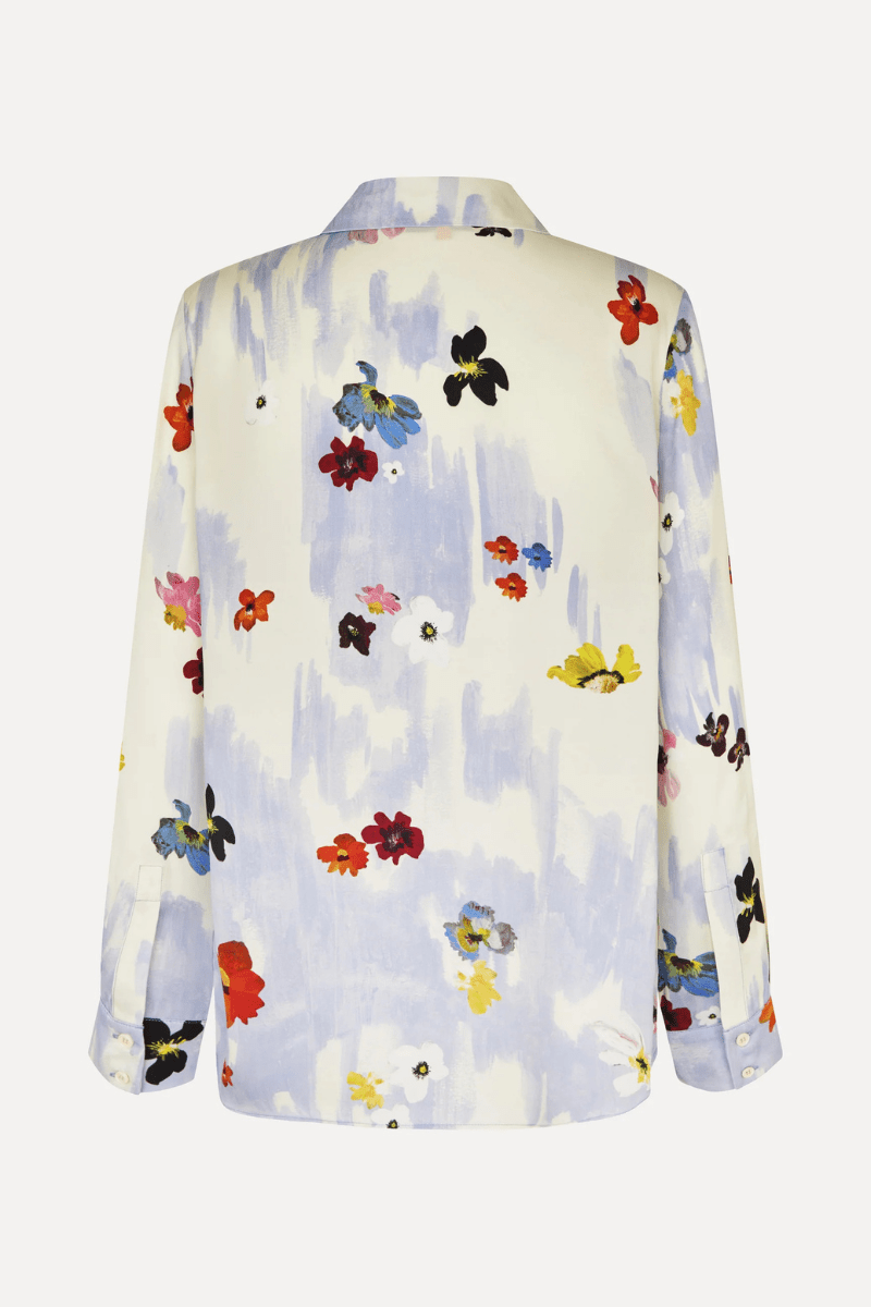 Long Sleeve Shirt in Skyfall Flowers - Stine Goya - Archery Close