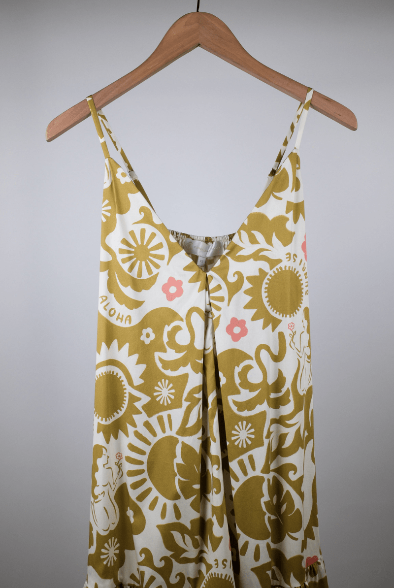 Macie Dress in Lime - Corey Lynn Calter - Archery Close