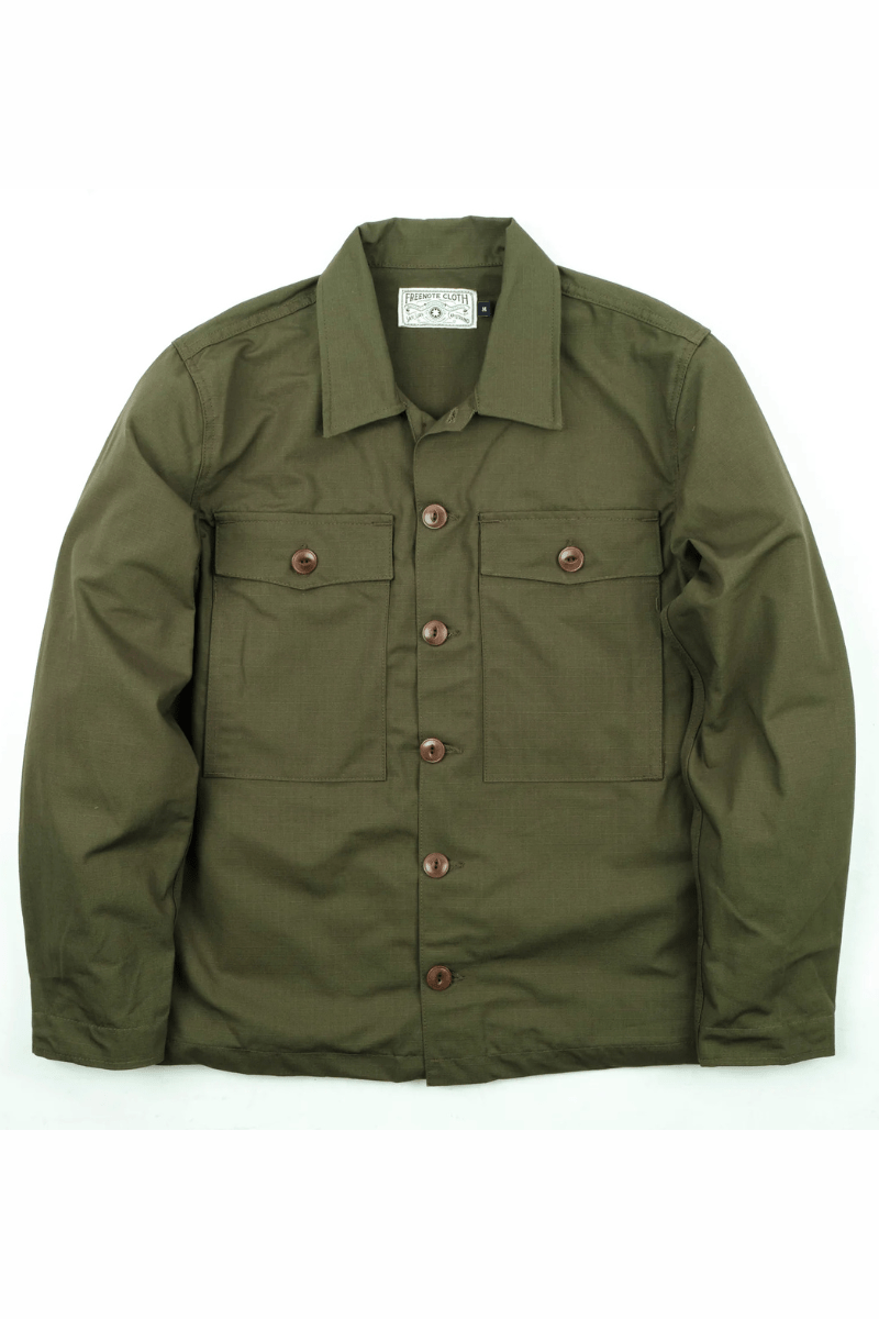 Midway CPO Olive Ripstop - Freenote Cloth - Archery Close