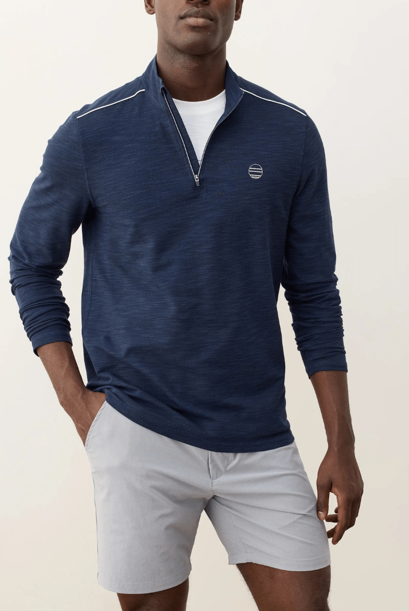 Midweight Air Quarter Zip - Marine Layer - Archery Close