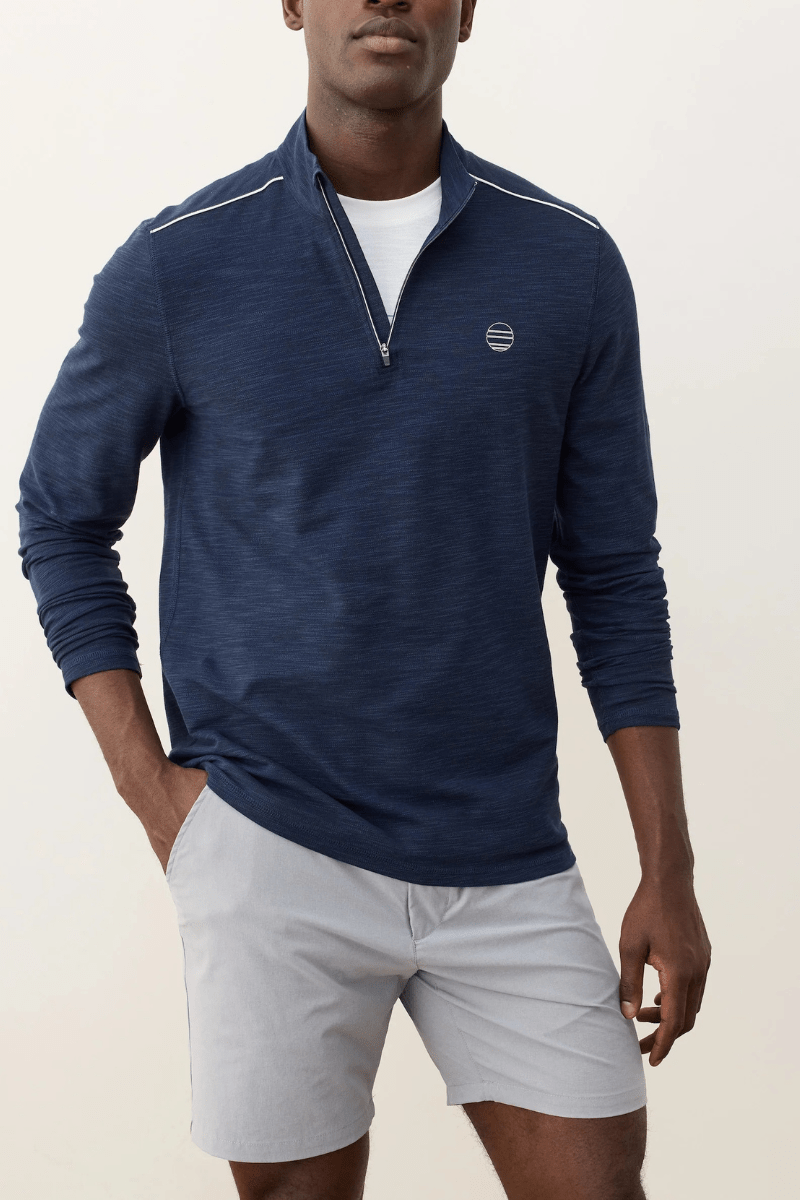 Midweight Air Quarter Zip - Marine Layer - Archery Close
